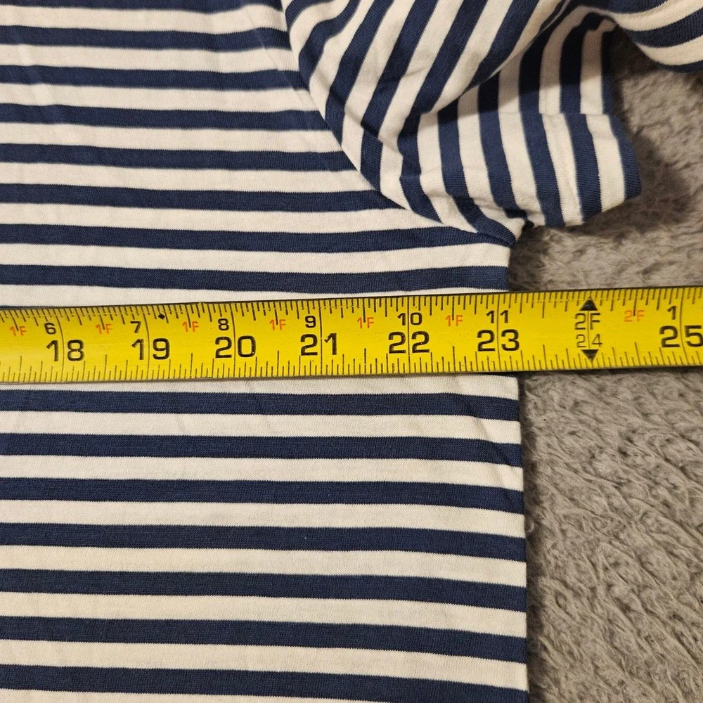 Polo Ralph Lauren Mens Classic Fit Striped T-Shirt Royal Blue White Large NWT